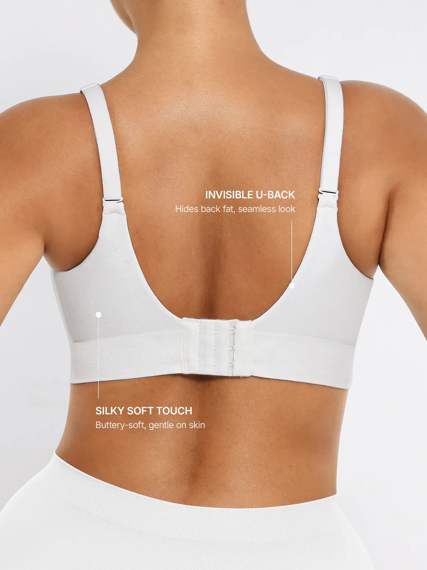 Feelingirl Wireless Push-Up Seamless Comfort Full Coverage Bra