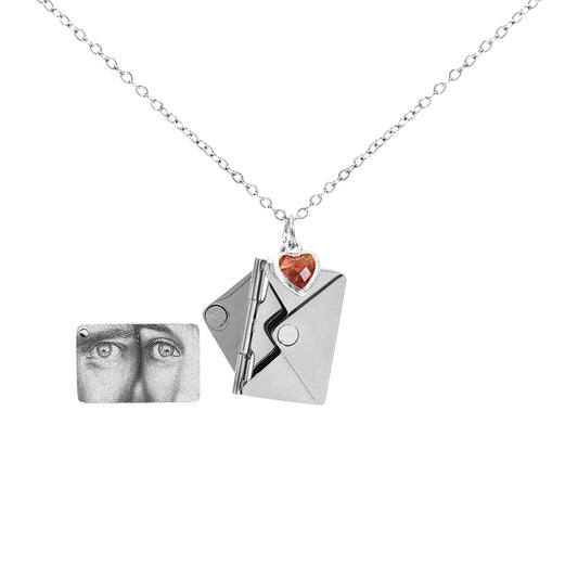 Personalized Necklace with Hidden Photo
