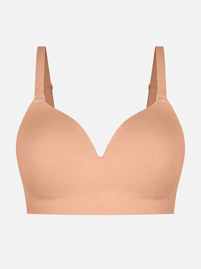 Feelingirl Wireless Push-Up Seamless Comfort Full Coverage Bra