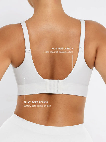 Feelingirl Wireless Push-Up Seamless Comfort Full Coverage Bra