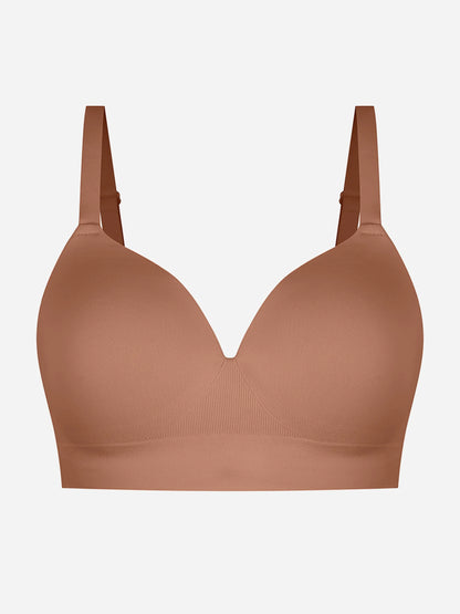 Feelingirl Wireless Push-Up Seamless Comfort Full Coverage Bra
