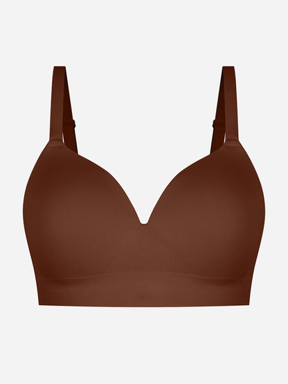 Feelingirl Wireless Push-Up Seamless Comfort Full Coverage Bra