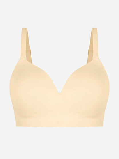 Feelingirl Wireless Push-Up Seamless Comfort Full Coverage Bra