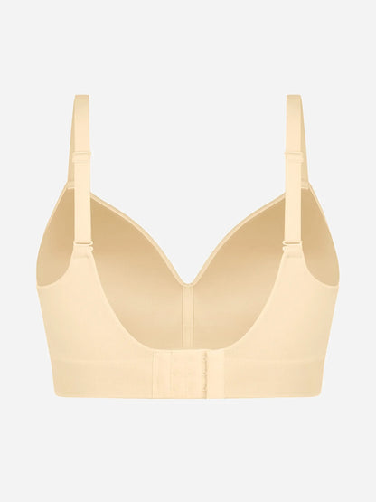 Feelingirl Wireless Push-Up Seamless Comfort Full Coverage Bra