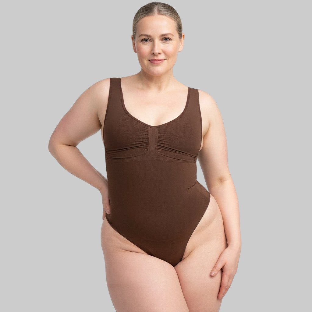 Tank Bodysuit Sculpting Shapewear with Briefs