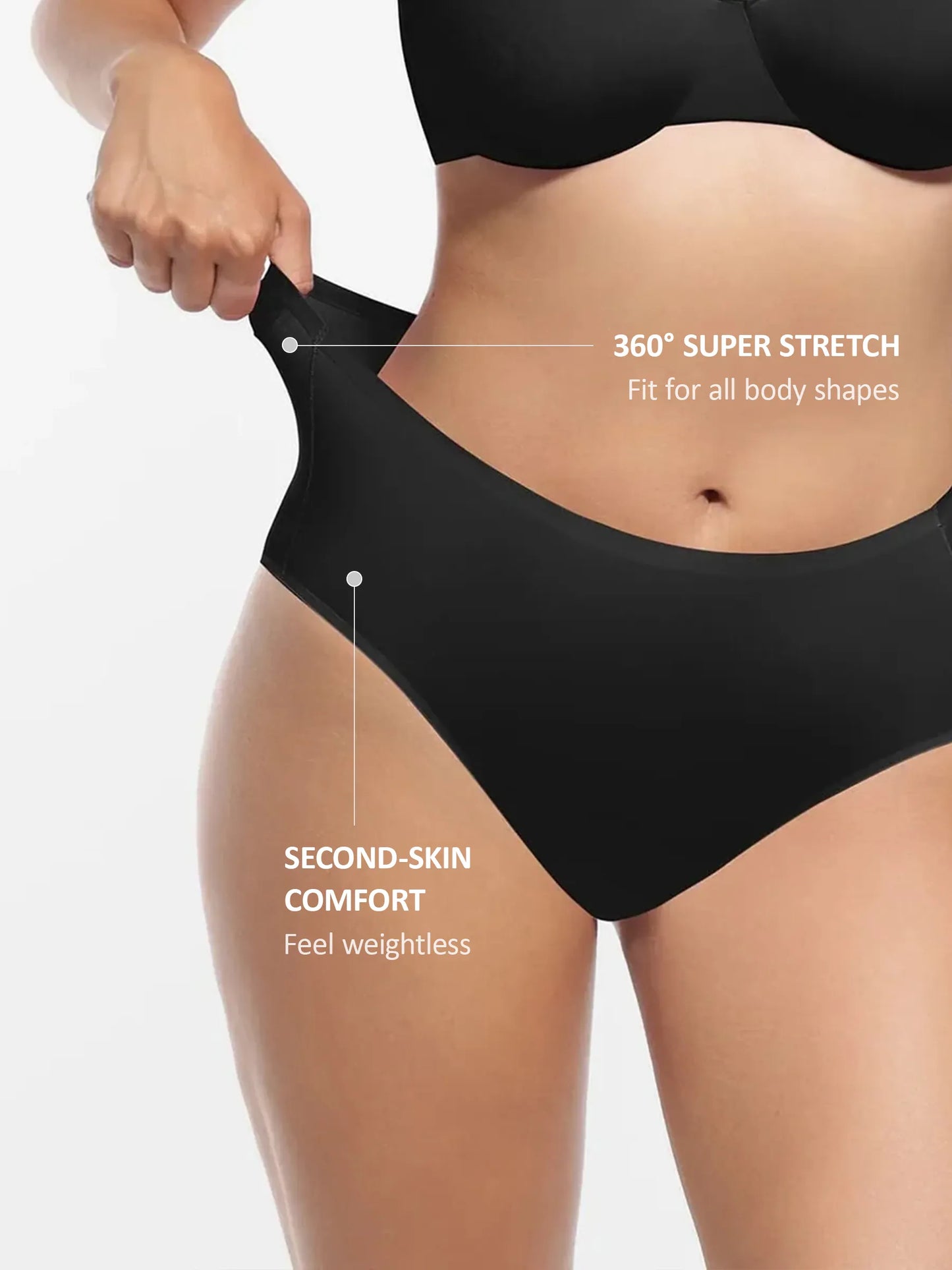Feelingirl Cloud-Like Mid-Waist Brief Panties