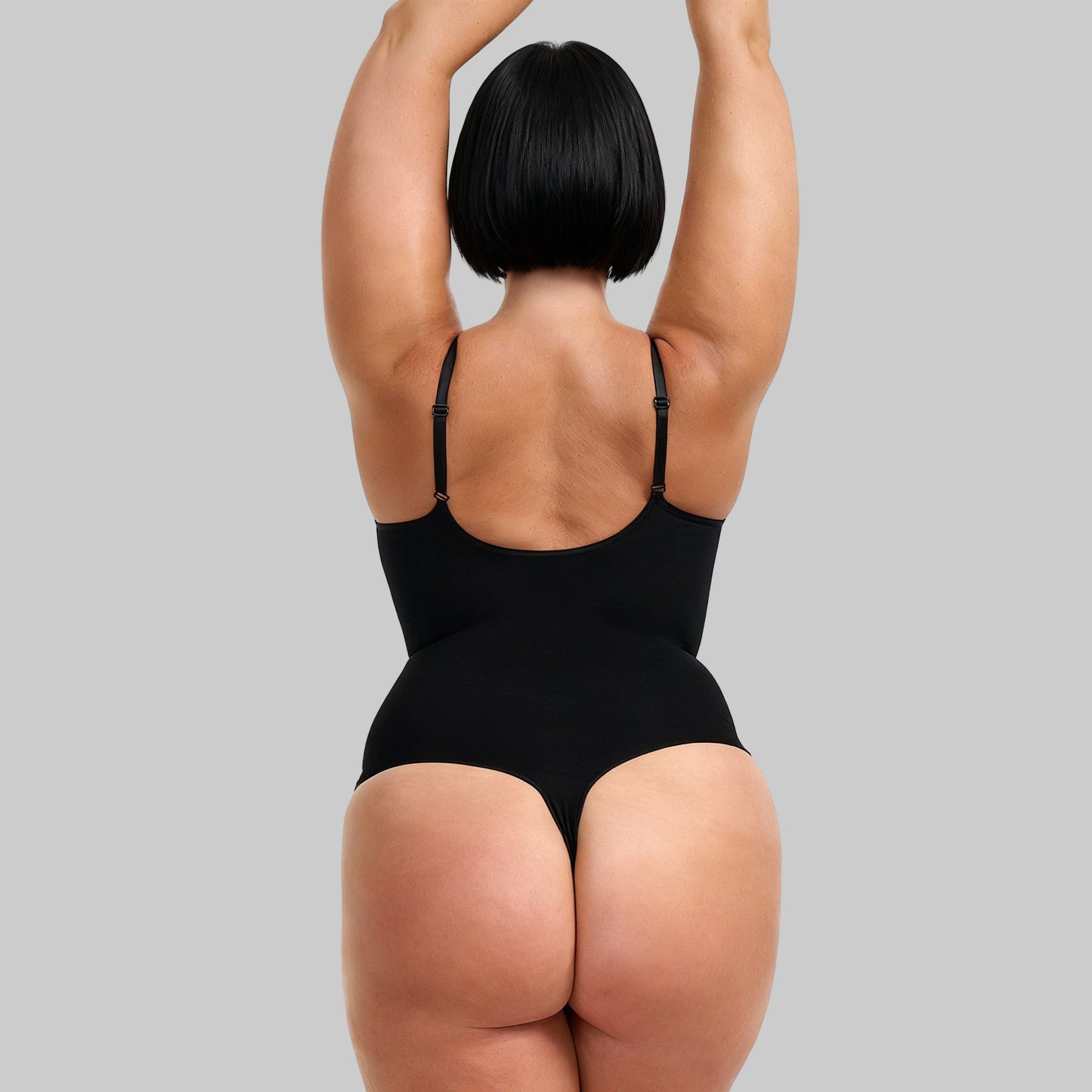 Bodysuit sculpting shapewear with thong